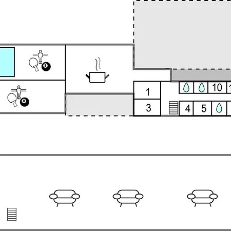 Feriehus In With Sauna *